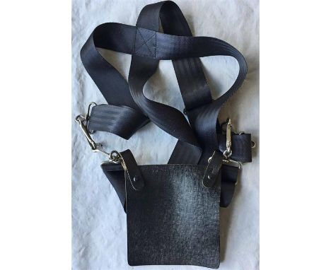 Gibson Ticket Machine WEBBING HARNESS. In very good, ex-use condition with all buckles, clips and backing pad present. [1]