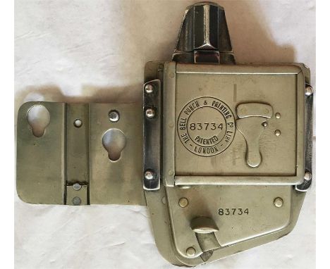 London Transport BELL PUNCH TICKET MACHINE serial no 83734 complete with original backing plate with the extra position for t