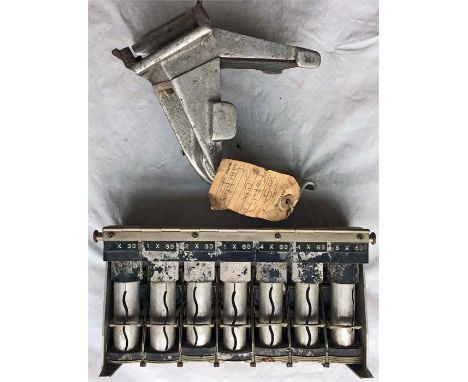 1950s/60s London Transport GIBSON TICKET MACHINE BRACKET for a GS Guy Special bus that enabled a Gibson machine to be used on