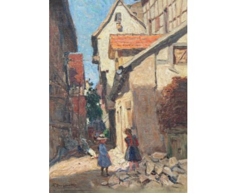 1930s James Wilson Alley Watercolor