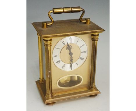 A Rapport brass carriage clock