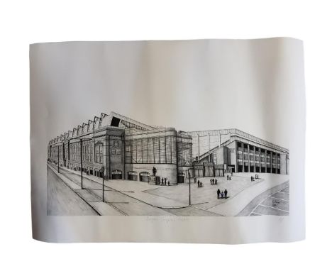 LIMITED EDITION PRINT RANGERS CHAMPIONS 2020/21 