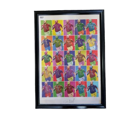 SIGNED AND FRAMED THIERY HENRY LIMITED EDITION PRINT