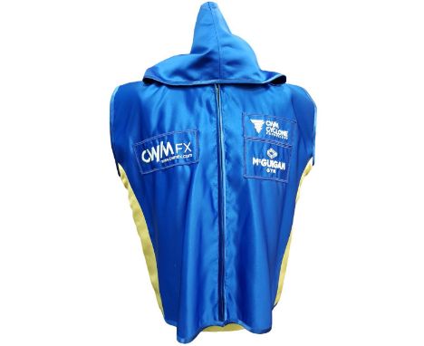 CARL FRAMPTON RING WALK WORN JACKET FROM THE FIGHT WITH CHRIS AVALOS IN THE ODYSSEY BELFAST 2015