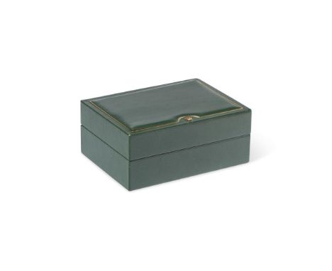  ROLEX BOX 70.00.01 Box with suede lining, missing the watch holder. Accompanied by Rolex foulard, document holder 68.06.03, 