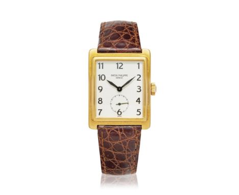  PATEK PHILIPPE GONDOLO REF. 5010 IN GOLD, BOX AND GUARANTEE, SOLD IN 1995 CLASSIC AND ELEGANT MODEL OF THE "GONDOLO FAMILY, 