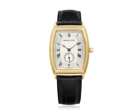  BREGUET HERITAGE REF. 3670 IN GOLD, 2000S ELEGANT AUTOMATIC TONNEAU MODEL, THE HERITAGE SERIES  Case: signed, n. 2200 H, in 