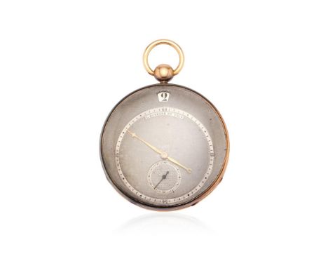  LUIS DUCHENE &amp; FILS JUMPING HOUR IN GOLD, PERIOD 1820S Case: hallmarked, n. 29253, engine turned caseback, signed gilt m