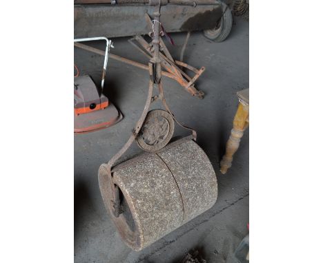 Cast Iron Victorian Garden Roller 