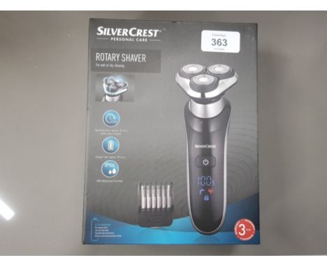 SILVER CREST ROTARY SHAVER FOR WET OR DRY SHAVING NEW UNOPENED IN BOX