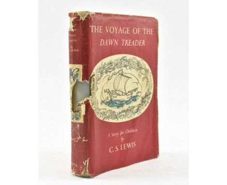 Lewis, C. S. The Chronicles of Narnia - 1952 The Voyage of the Dawn Treader. First edition, published Geoffrey Bles. With ill