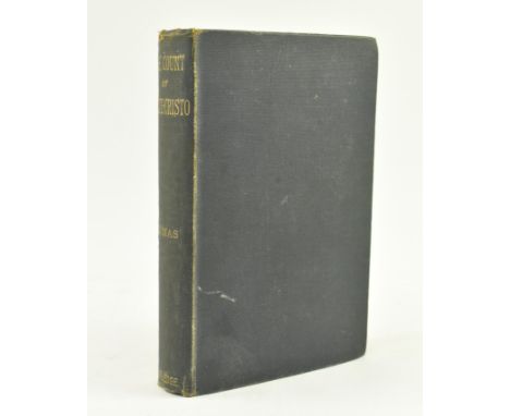 Dumas, Alexandre. c1892 The Count of Monte-Cristo by Alexandre Dumas, author of 'The Three Musketeers', 'Twenty Years After' 