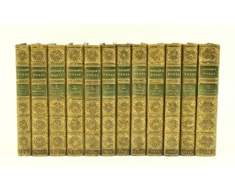 Johnson, Samuel. 1816 The Works of Samuel Johnson, LL.D., a New Edition in Twelve Volumes. With an Essay on his Life and Geni