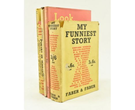 A collection of five wartime &amp; post-war mid century British poetry collections, four published by Faber and Faber. Compri