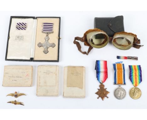 The Outstanding and Rare Great War Western Front Fighter Aces Distinguished Flying Cross and Bar Medal Group of Four to Capta