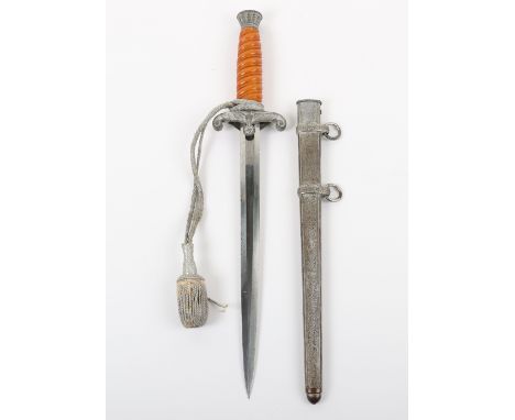 WW2 German Army Officers Dress Dagger, late war example of a German army officers dress dagger with zinc fittings. Orange gri