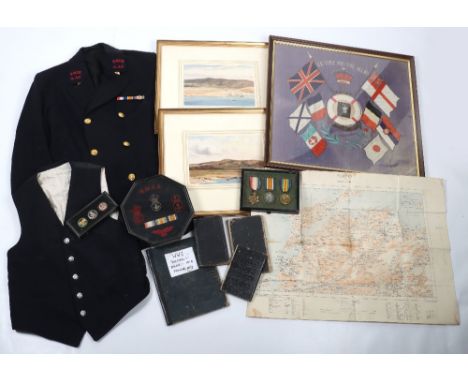 An Important and Well-Documented Medal, Uniform and Paperwork Grouping of Chief Petty Officer W. W. Collins, Royal Naval Volu