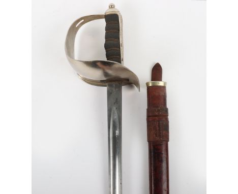 British George V 1897 Pattern Sword 1915 Dated, solid hilt sword in the 1897 pattern with George V cipher to the guard. Wire 