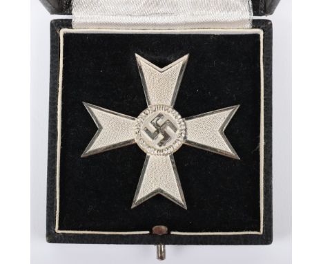 Third Reich War Service Cross 1st Class Without Swords by Steinhauer &amp; Luck in Original Case of Issue, fine example retai