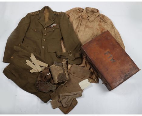 WW2 British Uniform and Equipment Grouping of Captain Francis Tasker Wheeldon Royal Army Medical Corps Attached Special Air S