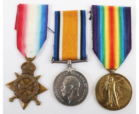 An Unusual First World War Trio of Medals to a Transport Sergeant in the Nigeria Regiment, 1914-15 Star, British War and Vict