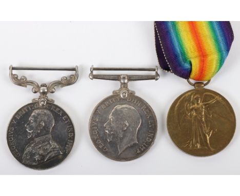 Fine First World War Distinguished Conduct Medal Group of Three Awarded to a Stretcher Bearer in the Black Watch for his Acti