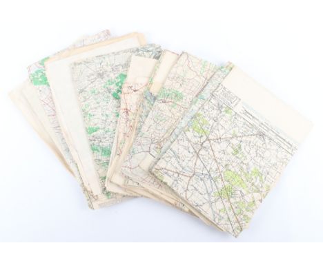 Grouping of WW2 Military Maps of Mostly Occupied Europe, interesting grouping of geological and survey maps produced on areas