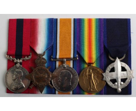 Regimentally Important East Yorkshire Regiment Great War 1915 Bombing Party Distinguished Conduct Medal Group of Five Includi