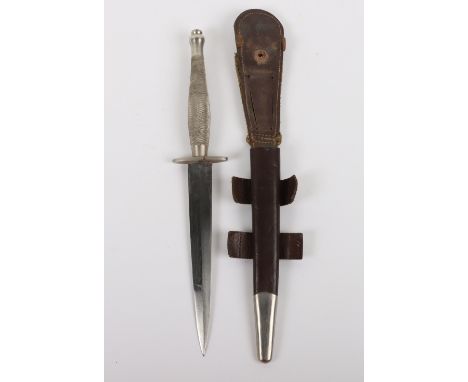 WW2 British 2nd Pattern Fairbairn Sykes (F.S) Commando Knife Belonging to Captain R D George South Wales Borderers &amp; Para