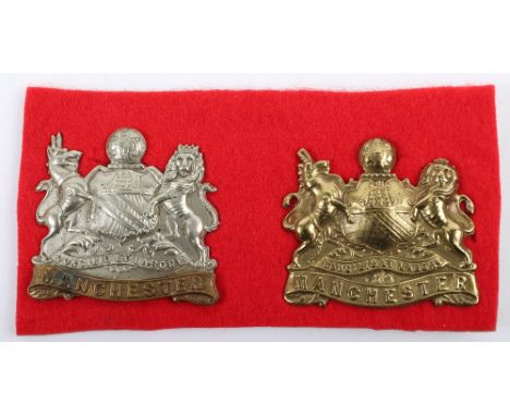 Great War Service / Pals Battalion Manchester Regiment Cap Badge, light brass example with two lug fittings to the reverse. A