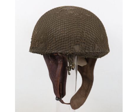 WW2 British 1942 Dispatch Riders Helmet Worn by Captain R D George South Wales Borderers and Parachute Regiment with Special 