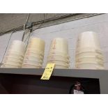 Lot de 19 réceptacles à mesurer 6 L - PAS de couvercles