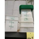 Lot de 4 réceptacles à mesurer 3.5 L - a/ couvercles