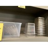 Lot de 26 drop ins plexi + 18 couvercles