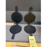Lot de 2 Puffle waffle makers