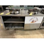 Station de travail a/ unité tablette acier inox 59 x 27 "