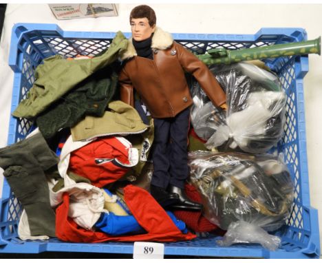ACTION MAN & VARIOUS CLOTHES 