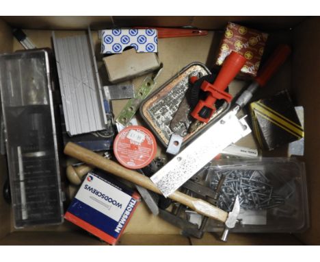 BOX OF MODEL MAKERS TOOLS  