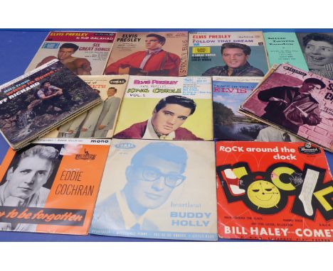 20 UK original Rock ’n’ Roll and Rockabilly E.P.s including Eddie Cochran, Buddy Holly, The Crickets, Bill Haley And His Come