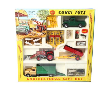 CORGI TOYS - a Corgi Toys Gift Set number 5, Agricultural Gift Set, complete and in original packagingThe vehicles and associ