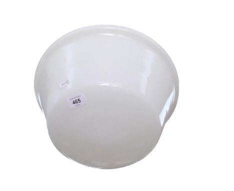 2 similar opaline glass and brass light fittings and associated pendants, drop 35cm 