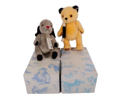 STEIFF - a limited edition "Sooty" teddy bear, no. 255/2000, ref. 663932, complete in original box, and a limited edition "Sw