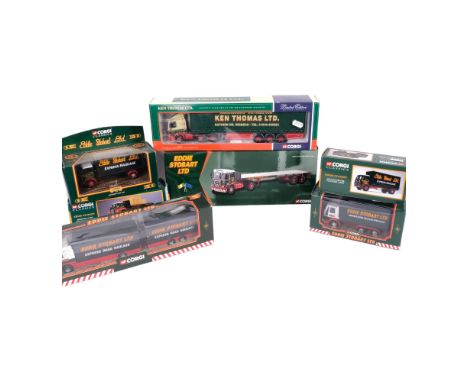 CORGI - a group of mostly Eddie Stobbart Ltd related diecast vehicles, all Corgi and all in original boxes or packaging mater