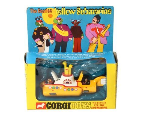 CORGI TOYS - The Beatles Yellow Submarine Corgi Toys model 803, in original boxThe Yellow Submarine is in near unplayed with 