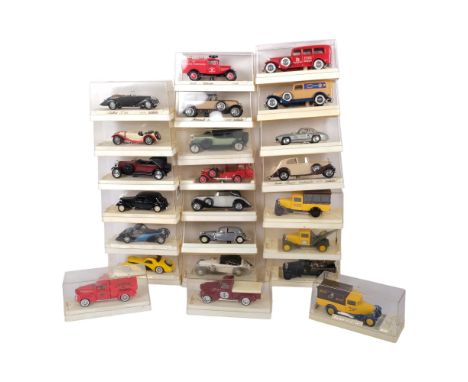 SOLIDO - a quantity of diecast vehicles, in original display cases, appear near mint and in an unused condition (23) 