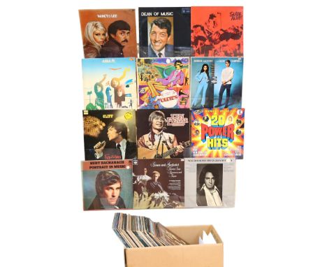 A collection of various albums circa 1965 - 1970, to include Slayed Alive, a Collection of The Beatles, Burt Bacharach, The H