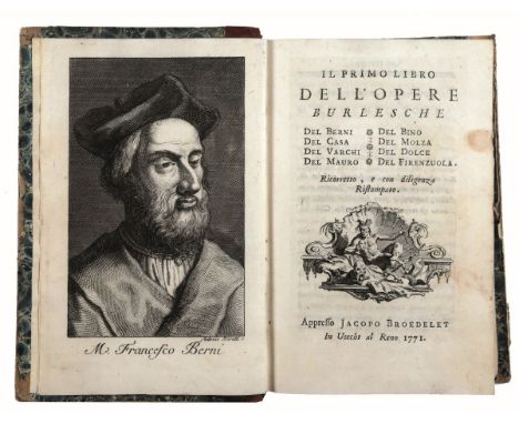 Poesia Burlesca. Il primo [-terzo] libro dell'Opere burlesche del Berni, del Casa... In Usecht al Reno [i.e. Roma]: appresso 