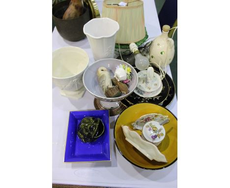 Collection of ceramics, to include Royal Worcester, Royal Crown Derby, a cabbage dish, plates, etc, (qty)