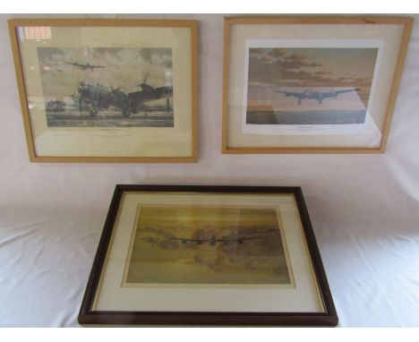 3 aviation prints including 'Coming Home to Kirby' Richard Taylor limited edition 348/350 - 'Home on three'&nbsp; Keith Woodc