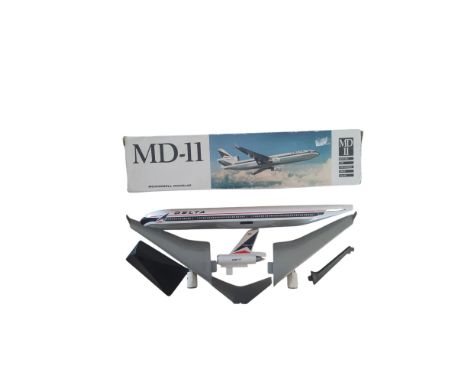 Delta Airlines MD-11 McDonnell Douglas model plane, in original box. Single item from £5.99 UK, £7.99 Europe, £9.99 ROW. We c